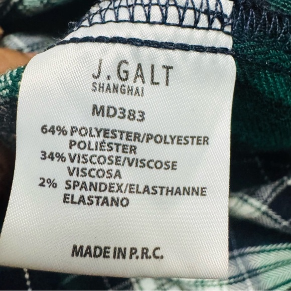 Brandy Melville Green and Blue A-line Mini Skirt with Wrap Style for Casual - Picture 4 of 6